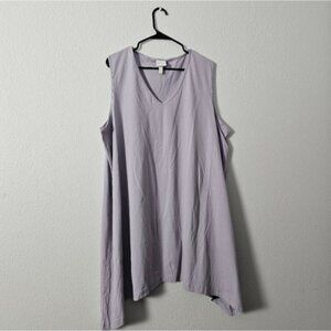 Sleeveless V-Neck  PURE Midi Dresss Sz 24